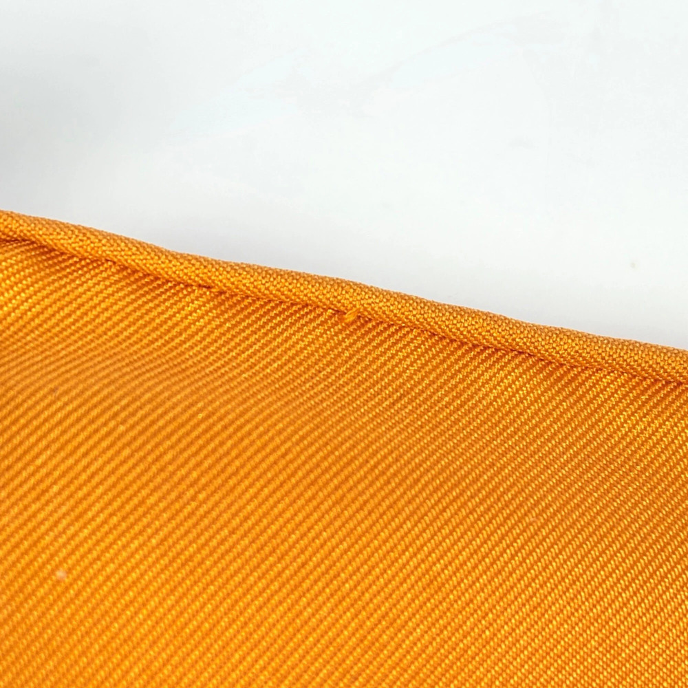 HERMES Orange Silk Scarf - Picture 3 of 3